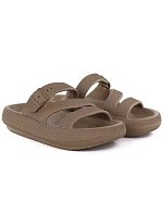 Dámské sportovní žabky na silné bazénové podrážce hnědé Big Star TT274A041 Dámské sportovní žabky na silné bazénové podrážce hnědé Big Star TT274A041