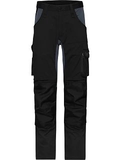 Daiber JN 1812 (62-64) Pracovní strečové kalhoty "Slim Line" 02.112X black/carbon