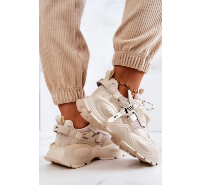 Sportovní obuv Tenisky GOE JJ2N4082 Béžová Sportovní obuv Tenisky GOE JJ2N4082 Béžová