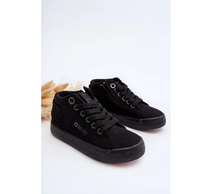 Dětské Klasické Vysoké Boty Big Star model 21626725 Černé - Big Star Shoes Dětské Klasické Vysoké Boty Big Star model 21626725 Černé - Big Star Shoes
