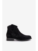 Dámské Botky S Na Zip Černé model 21668174 - S.Barski