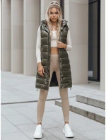 Dámská prošívaná vesta GANTINI zelená FashionStreet TY3747