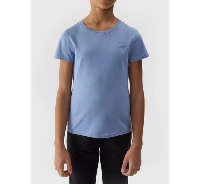 Dívčí tričko ze 100% bavlny 4F Junior