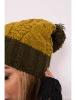 Paris fleecová čepice K212 kiwi+khaki