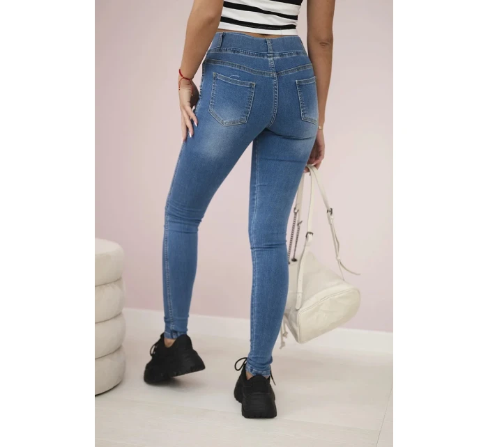 Světle džínové kalhoty Světle džínové kalhoty