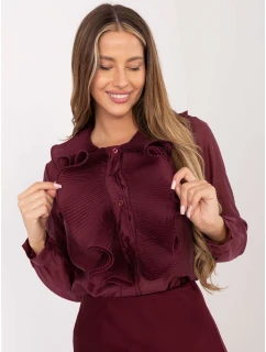 Koszula IT KS model 21786437 bordowy - FPrice