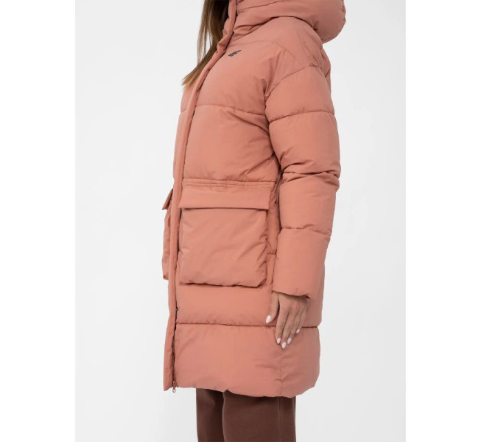 Dámský kabát model 19368081 Pudr růžová - 4F