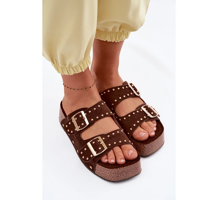 Klapky na platformě model 226518 Step in style