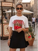 MUTANGES mini sukně černá FashionStreet CY0450 MUTANGES mini sukně černá FashionStreet CY0450