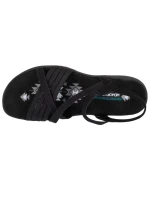 Skechers Reggae Slim - Summer Heat Sandály 163116-BBK Black 35
