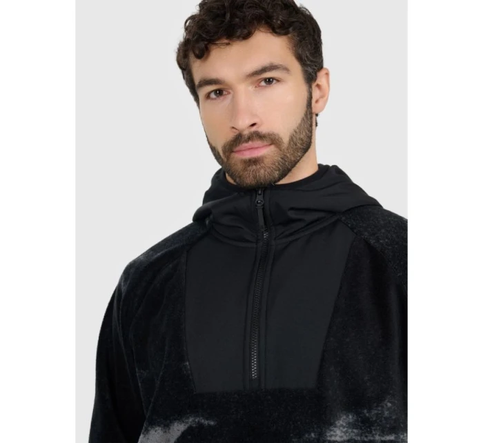 Pánský volný fleece s kapucí model 21920559 - 4F