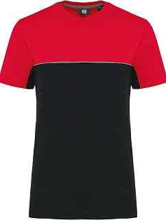 WK WK 304 Pracovní tričko 20.W304 black/red