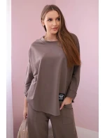 Bavlněná mikina kalhoty set fango Bavlněná mikina kalhoty set fango