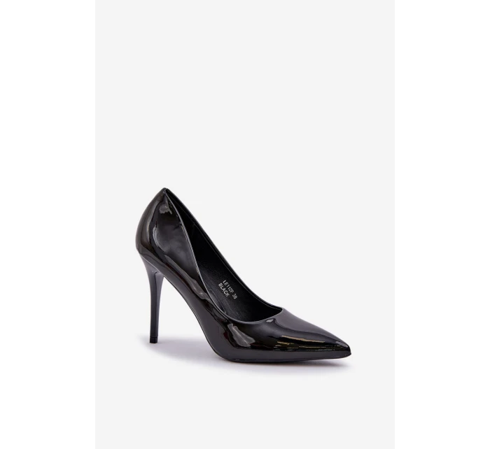 Lakované Lodičky Se  Černé model 21684522 - Boto