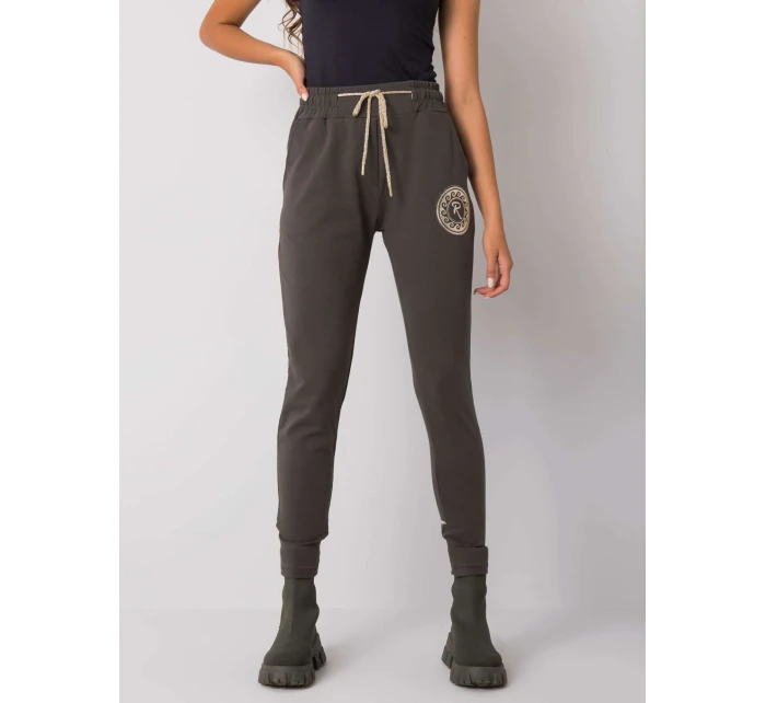 Tepláky RV DR 7072.26 tmavá khaki