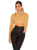 Sexy cozy cropped sweater