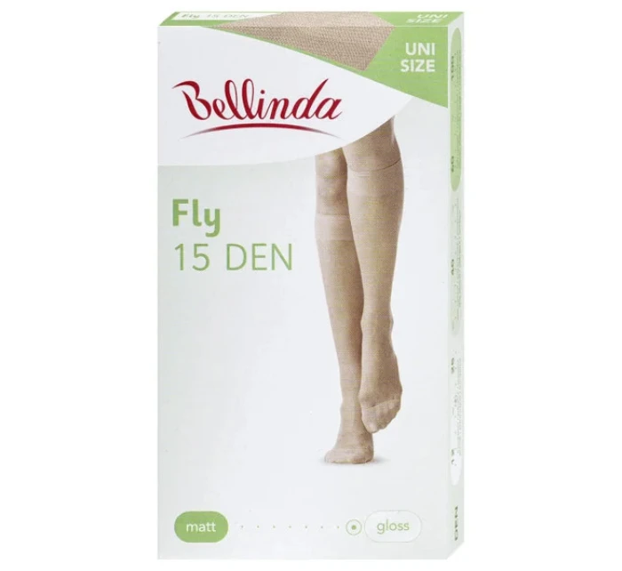 Dámské silonkové podkolenky FLY 15 den Almond - BELLINDA Dámské silonkové podkolenky FLY 15 den Almond - BELLINDA