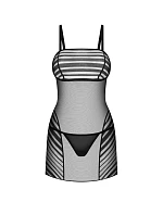 Dámská sexy košilka Lune Bellis Chemise černá - Obsessive Dámská sexy košilka Lune Bellis Chemise černá - Obsessive