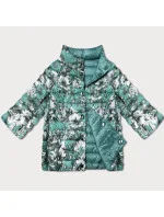 Tmavě oboustranná dámská bunda se 3/4 rukávy model 21061476 - MINORITY