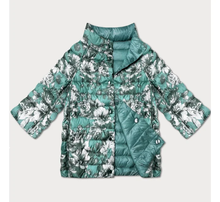 Tmavě oboustranná dámská bunda se 3/4 rukávy model 21061476 - MINORITY