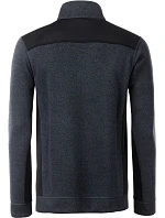 Daiber JN 862 Pánská pracovní bunda pletený fleece - Strong 02.0862 carbon melange/black Daiber JN 862 Pánská pracovní bunda pletený fleece - Strong 02.0862 carbon melange/black
