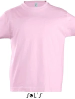 SOL'S Imperial Kids Dětské tričko z těžké bavlny 25.1770 medium pink