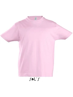 SOL'S Imperial Kids Dětské tričko z těžké bavlny 25.1770 medium pink