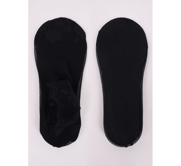Dámské krajkové ponožky Yoclub 3-Pack Black