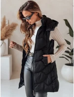 Dámská zateplená prošívaná vesta černá Dstreet model 21991348 - FashionStreet