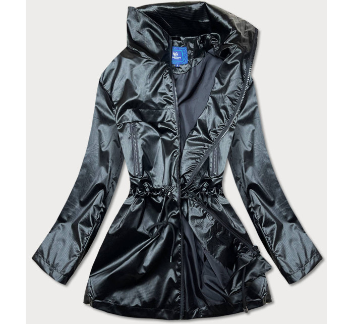 Tenká černá dámská bunda se stojáčkem model 17019388 - Ann Gissy