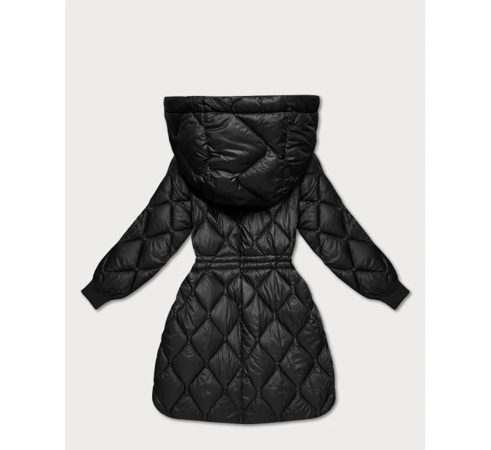 Černá široká dámská zimní oversize bunda Minority (M2-6518-1)