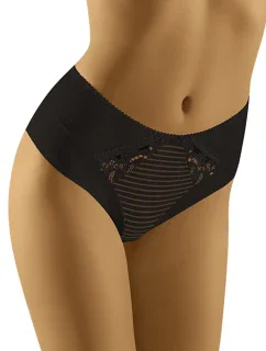 Dámské kalhotky model 17225131 black WOLBAR - Wol-Bar