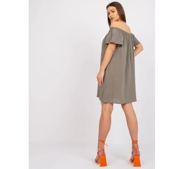 Dámské šaty-D73761M30145G-khaki