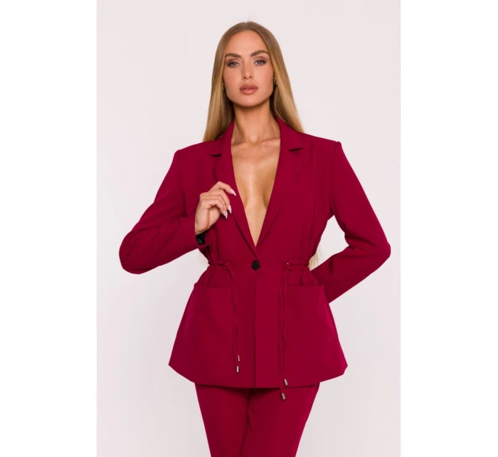 Blejzr se pasem bordó model 21295954 - Moe