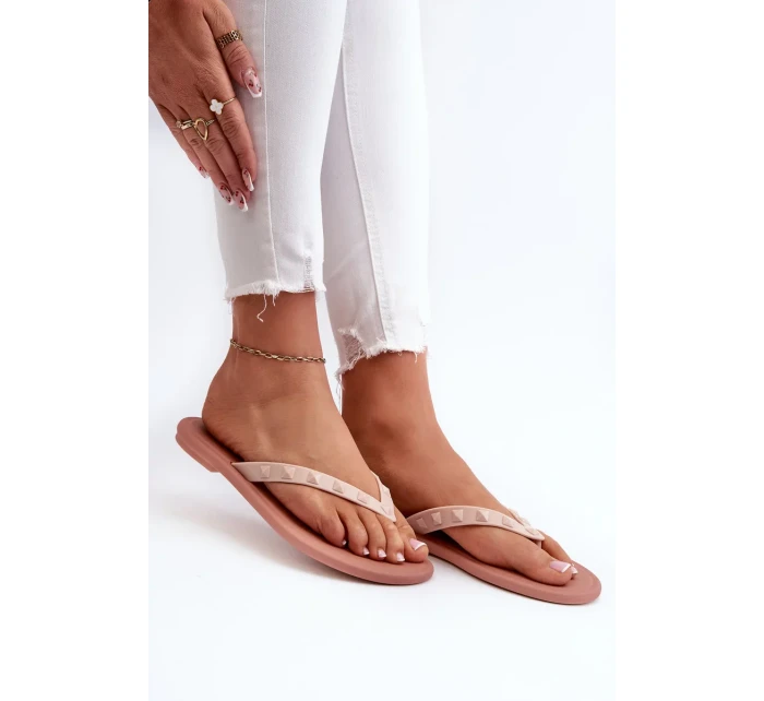 Dámské ploché flexibilní žabky ZAXY Růžové Dámské ploché flexibilní žabky ZAXY Růžové