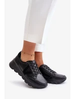 Kožené Dámské Sportovní Boty Vinceza Černé Kožené Dámské Sportovní Boty Vinceza Černé