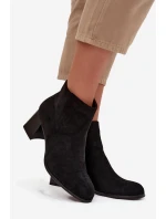 Dámské kotníkové boty JH21-80 černé - Marilou Dámské kotníkové boty JH21-80 černé - Marilou
