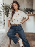 Dámské tričko HONTEY bílé FashionStreet RY2551