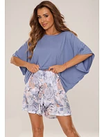 Pyžamo 071 model 22299985 krátké rukávy, velikosti S–2XL - De Lafense Pyžamo 071 model 22299985 krátké rukávy, velikosti S–2XL - De Lafense