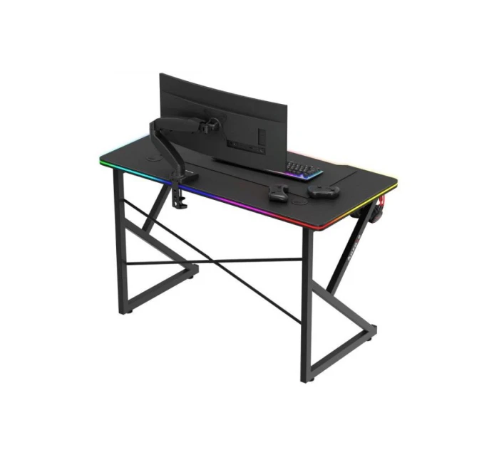 Herní stůl Hero model 21326128 RGB Black - Huzaro