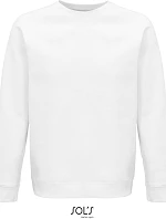 SOL'S Space Unisex raglánová mikina z bio bavlny 25.3567 white