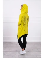 Mikina s potiskem křídla kiwi