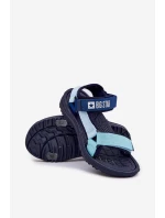 Dětské sandály na suchý zip Big Star model 21694624 tmavě modré - Big Star Shoes
