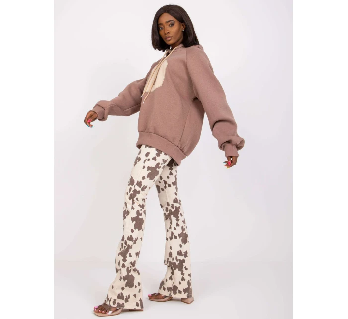 Mikina EM BL 651/D.29X hnědá