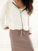 Bluza IT BL model 22267696 ecru - FPrice Bluza IT BL model 22267696 ecru - FPrice