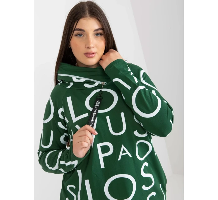 Dámská mikina RV BL 5056 1.95 tmavě zelená