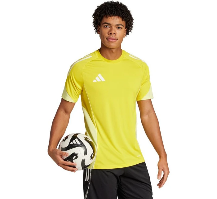 Pánské tréninkové tričko Tiro 25 JI8952 žluté - Adidas Pánské tréninkové tričko Tiro 25 JI8952 žluté - Adidas