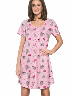 Dámská noční košile model 16166762 růžová - Italian Fashion