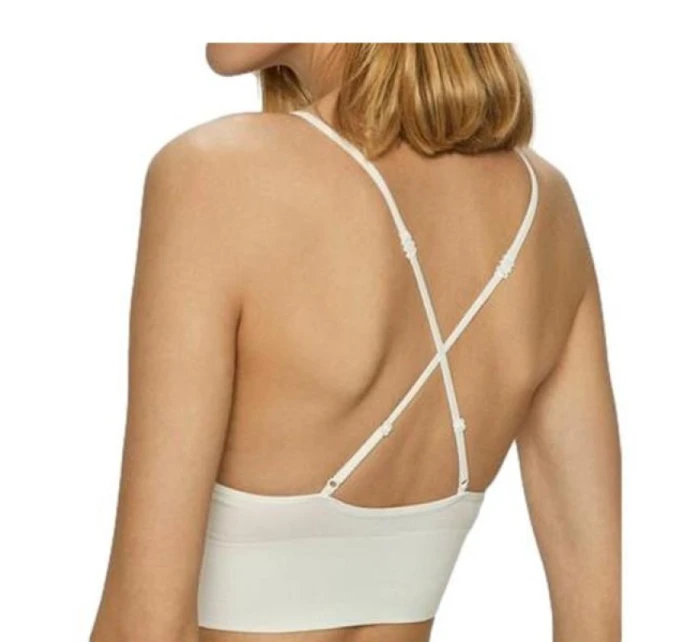 Dámská podprsenka Reebok SEAMLESS BRA TERRI v bílé barvě (C95130)