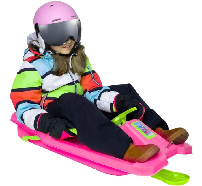 ADAŚ PLASTOVÁ PÁSKA S BRZDOU A ŘÍDICÍM PRVKEM 84x43x25CM MODRÁ